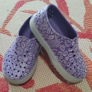 Native Shoes purple miles 11 girls